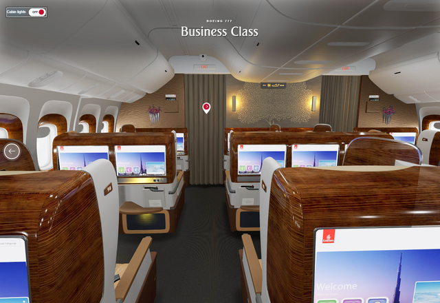 Ưu đãi hạng thương gia của Emirates - Ảnh 1.