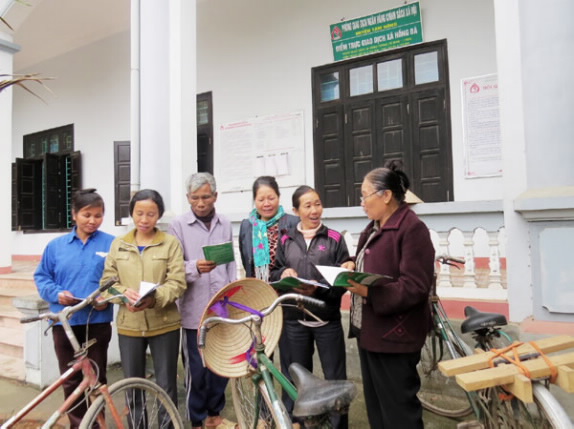 Đến 31/3/2014, dư nợ cho vay hộ cận nghèo đạt 10.344 tỷ đồng, với 547 nghìn lượt hộ cận nghèo được vay vốn.