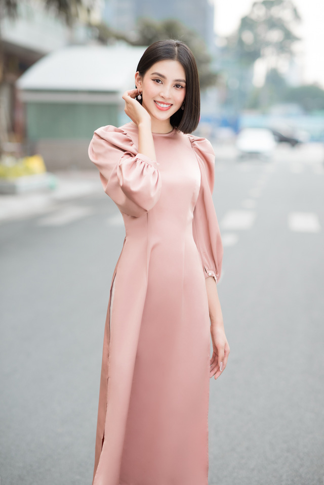 Diện Tết với áo dài cách tân tông pastel - Ảnh 5.