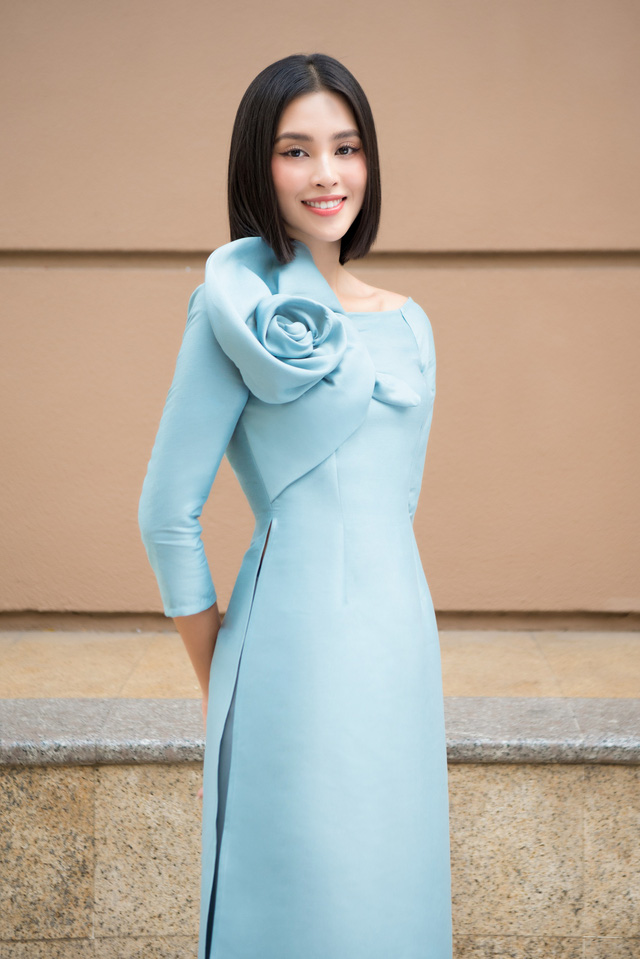 Diện Tết với áo dài cách tân tông pastel - Ảnh 8.