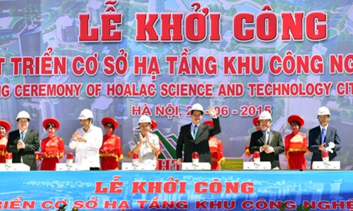 450 triệu USD cho hạ tầng khu công nghệ cao Hòa Lạc