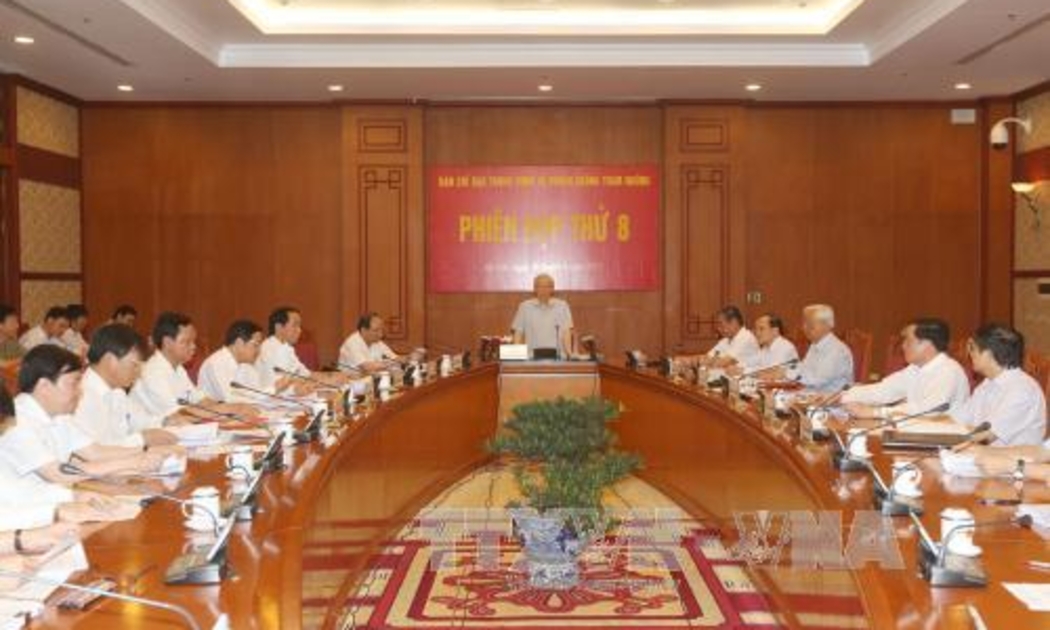 Ban Chỉ đạo Trung ương về phòng, chống tham nhũng tiến hành phiên họp thứ 8 - Ảnh: TTXVN.