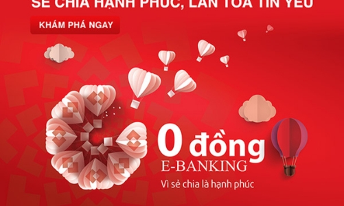 Techcombank thêm ưu đãi cho dịch vụ miễn phí E-Banking