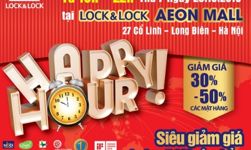 Đón “Giờ vàng” các sản phẩm Lock & Lock Aeon Mall