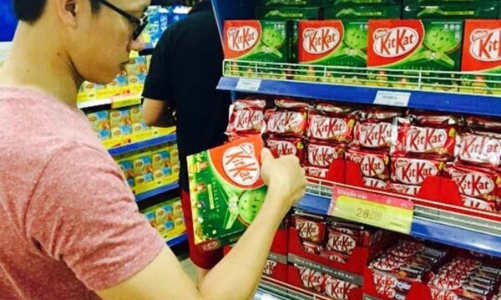 Nếm KitKat Trà Xanh chuẩn vị Nhật Bản