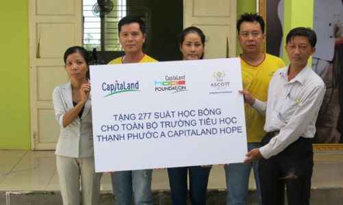 CapitaLand và Ascott đến trường cùng trẻ em Việt