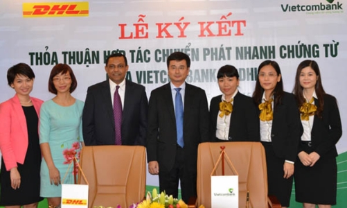 DHL Express sẽ cung cấp Dịch vụ Chuyển phát nhanh Quốc tế cho Vietcombank