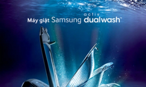 Samsung ra mắt máy giặt kết hợp giặt tay độc đáo