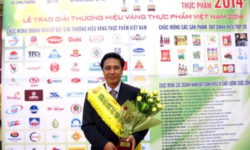 Đức Việt nhận giải Thương hiệu vàng Thực phẩm VN 2014