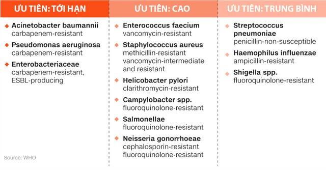 12 siêu vi khuẩn kháng kháng sinh là gì? - Ảnh 1.