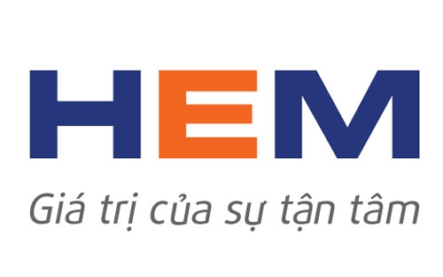Slogan “Giá trị của sự tận tâm” nhằm thể hiện cam kết phát triển bền 
vững của HEM nhằm mang lại những giá trị thật sự, tốt nhất cho khách 
hàng cũng như đối tác thông qua việc không ngừng nâng cao chất lượng của
 sản phẩm, dịch vụ của công ty.