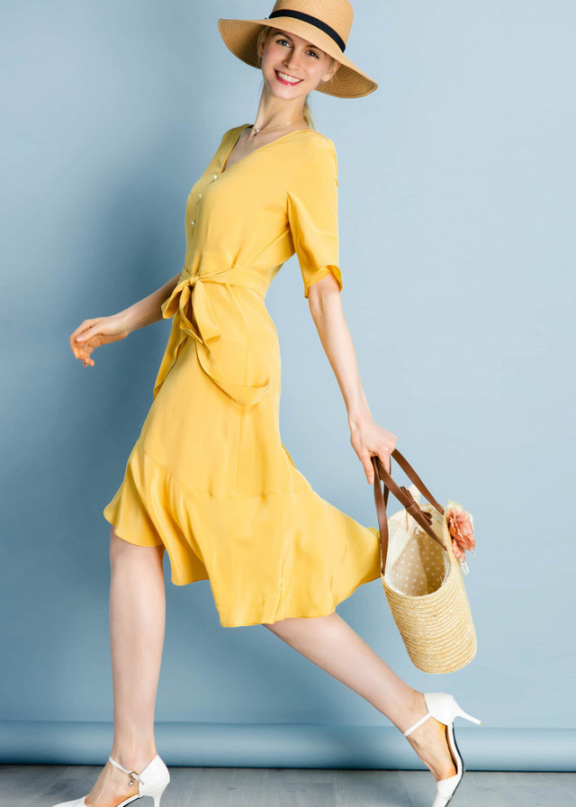 Vải lụa: chất liệu mát rượi của mùa hè - Ảnh 8.