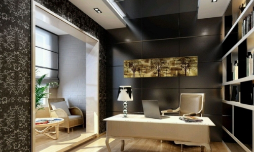 Phòng làm việc tại nhà thật