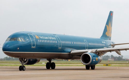 Một máy bay của Vietnam Airlines.<br>