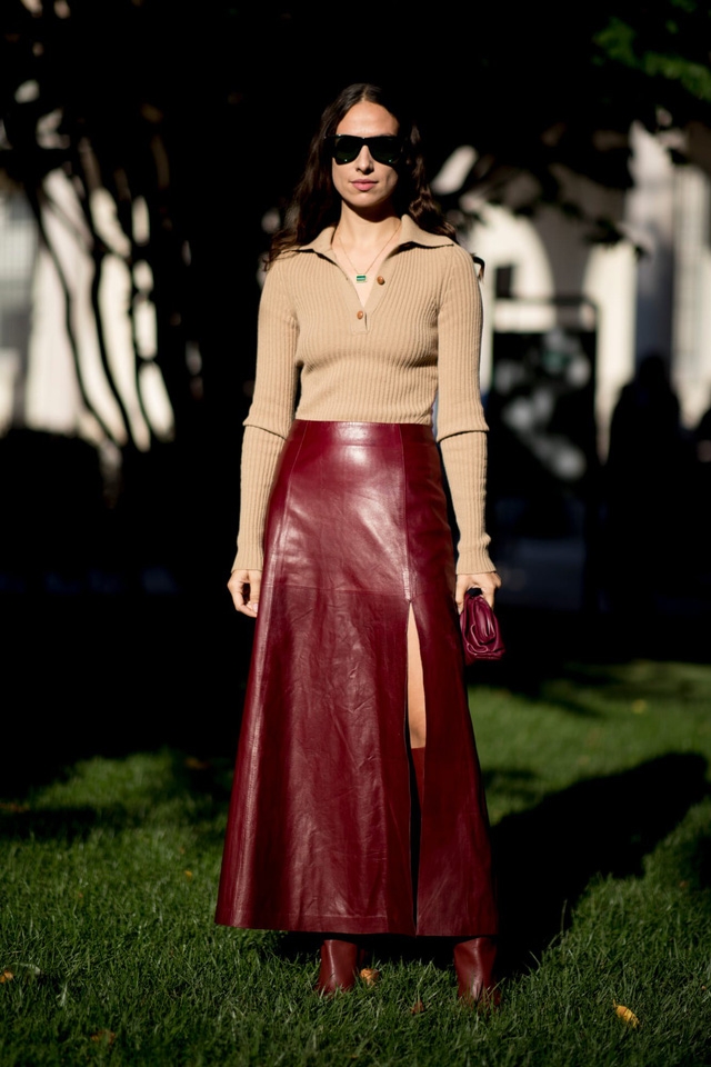 Chất liệu da nhuộm phủ sóng Milan Fashion Week - Ảnh 8.