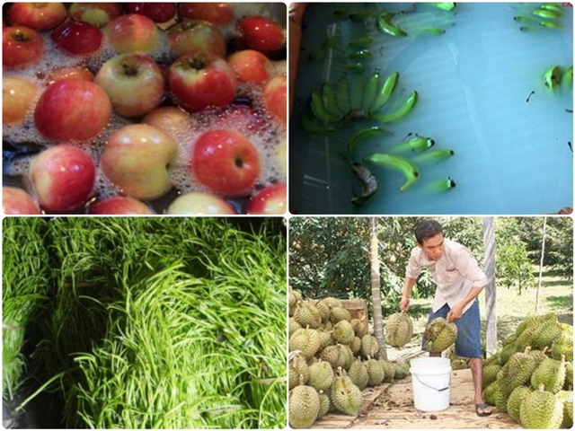 Cảnh giác hóa chất bảo quản trên rau, củ, quả - Ảnh 1.