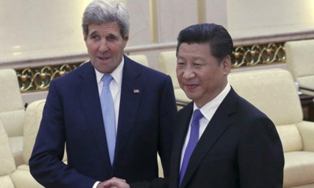 Ngoại trưởng Mỹ John Kerry đã có cuộc gặp Chủ tịch Trung QuốcTập Cận Bình ngày 17/5.<br>