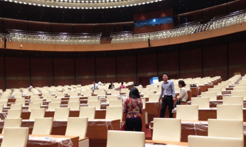 Yêu cầu khẩn trương hoàn thành Nhà Quốc hội