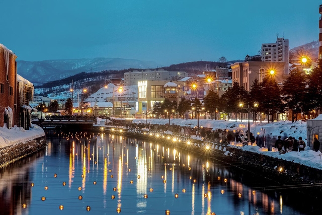 Đến Hokkaido ngắm lễ hội ánh sáng Otaru - Ảnh 3.