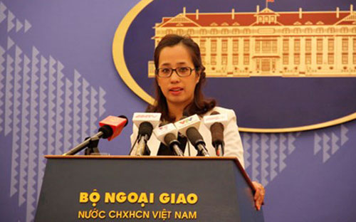 Phó phát ngôn Bộ Ngoại giao Phạm Thu Hằng.<br>