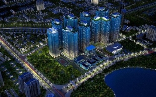 Phối cảnh tổng thể dự án Goldmark City.