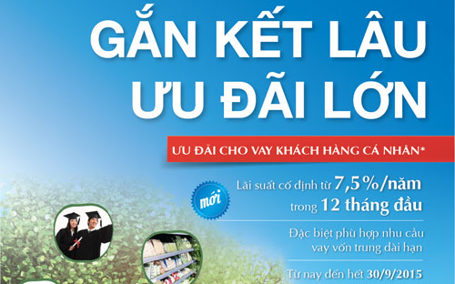 Chương trình áp dung Từ 13/7/2015 đến hết ngày 30/9/2015.