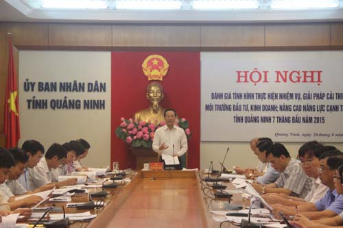Quảng Ninh vẫn đang duy trì vị trí trong top 5 tỉnh, thành phố về chỉ số PCI.