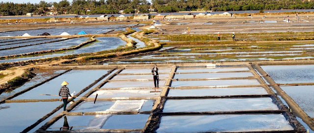 Sa Huỳnh: biển xanh và muối trắng nên thơ - Ảnh 5.