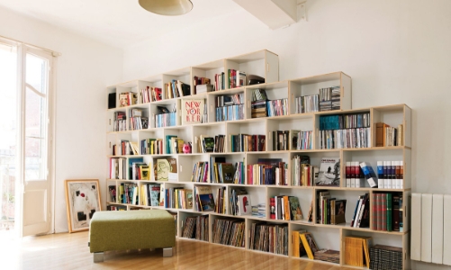 Ý tưởng thiết kế giá sách cho căn hộ chung cư