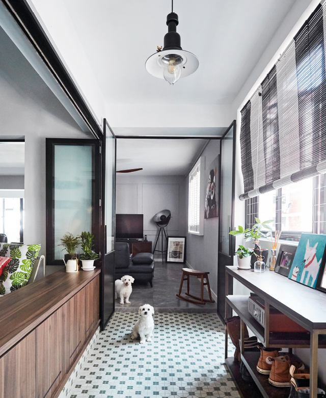 Căn hộ 3 phòng ngủ phong cách công nghiệp độc đáo - Ảnh 4.