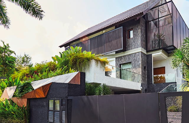 Nhà nghỉ cuối tuần đẹp như resort dù diện tích nhỏ - Ảnh 1.