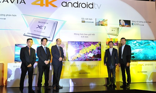 Sony ra mắt tivi 4K siêu mỏng tại Việt Nam