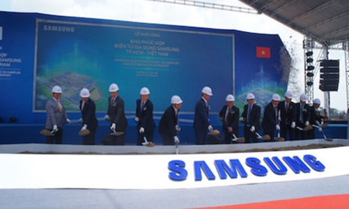 Samsung khởi công dự án 1,4 tỷ USD tại Tp.HCM