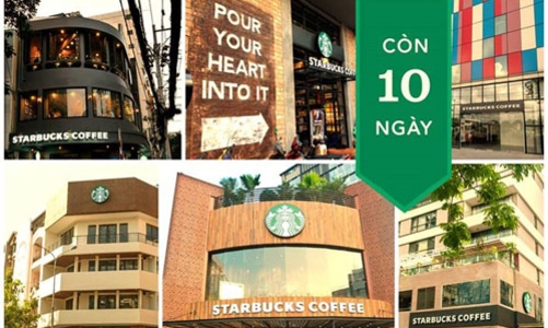 Starburks mở cùng lúc 3 cửa hàng tại Hà Nội