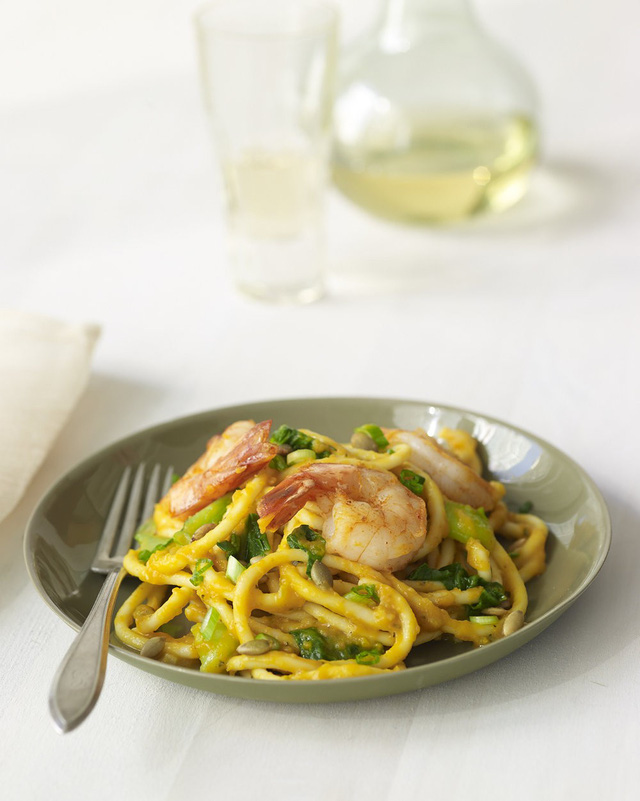 Mỳ Ý bí đỏ - món ăn của tháng 10 - Ảnh 3.