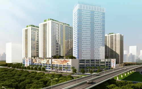 Phối cảnh dự án Thăng Long Victory.<br>