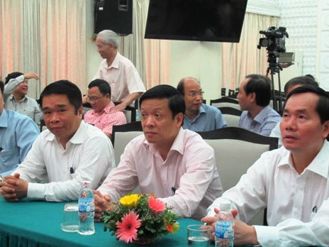 Các thí sinh tham gia thi tuyển Tổng cục trưởng Tổng cục đường bộ trong năm 2014.<br>