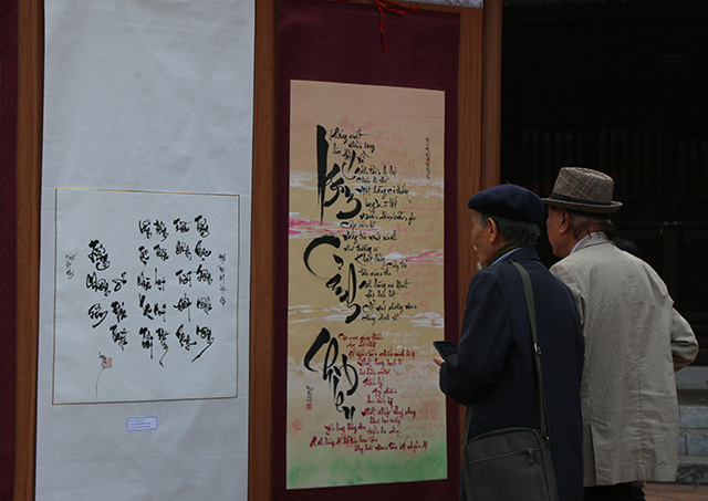 Triển lãm thư pháp Truyền kinh chính học - Ảnh 2.