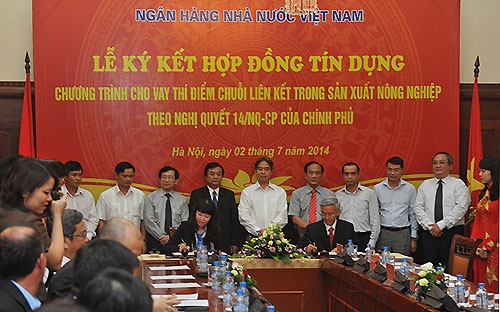 Đến tháng 11/2014 đã có 27 doanh nghiệp với 30 dự án tại 22 tỉnh, thành 
phố được tham gia chương trình thí điểm này, với tổng vốn cam kết từ các ngân hàng 
lên tới hơn 4.600 tỷ đồng.