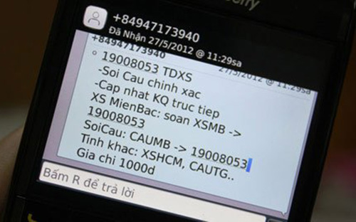 Tin nhắn rác thời gian gần đây vẫn hoành khiến người dùng điện thoại bức xúc.