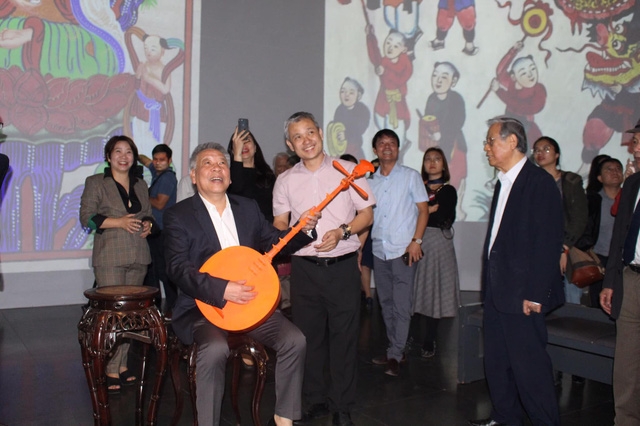 Khi tranh Hàng Trống kết hợp nghệ thuật đa phương tiện - Ảnh 2.