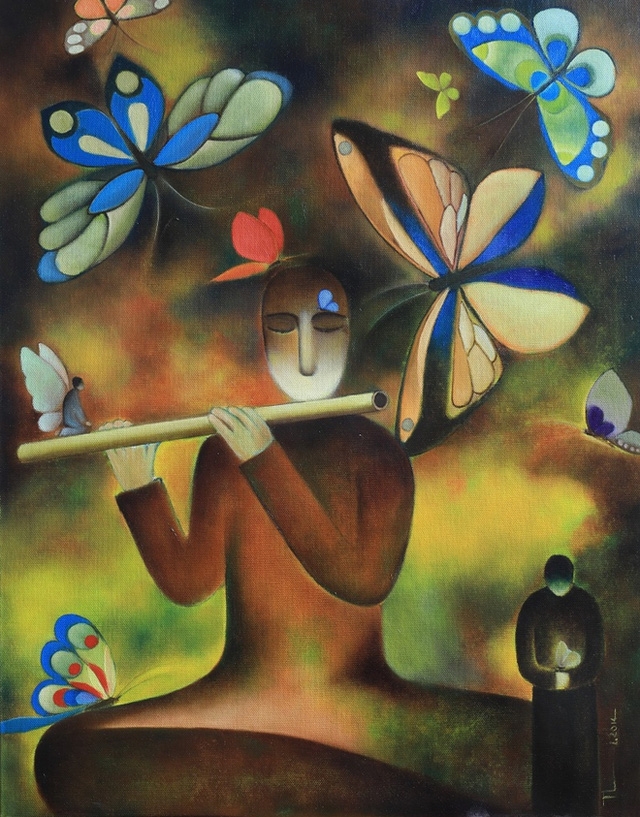 Nhà thơ Nguyễn Quang Thiều sắp có triển lãm tranh cá nhân đầu tiên - Ảnh 3.