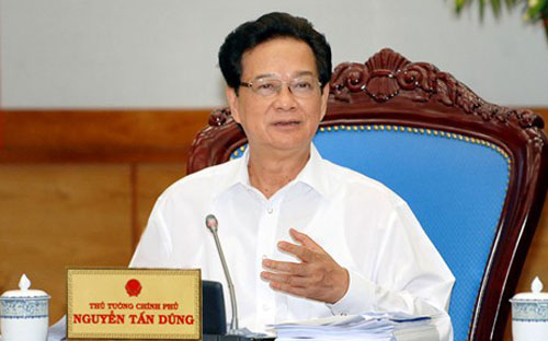 Thủ tướng Nguyễn Tấn Dũng: "Phải quyết liệt hơn nữa trong xử lý nợ xấu nhưng trên tinh thần không sử dụng ngân sách nhà nước".
