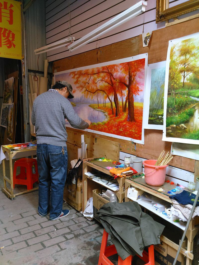 Có một đại công xưởng sao chép tranh tại Trung Quốc - Ảnh 5.
