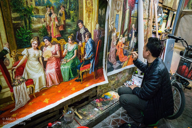 Có một đại công xưởng sao chép tranh tại Trung Quốc - Ảnh 4.