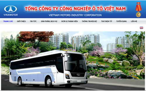 Trang web của công ty.<br>