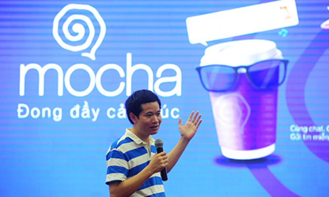 Ông Võ Thanh Hải, Giám đốc Trung tâm Media - Viettel Telecom giới thiệu Mocha.