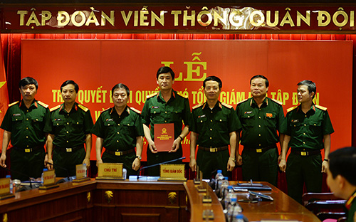 Các lãnh đạo của Viettel.<br>