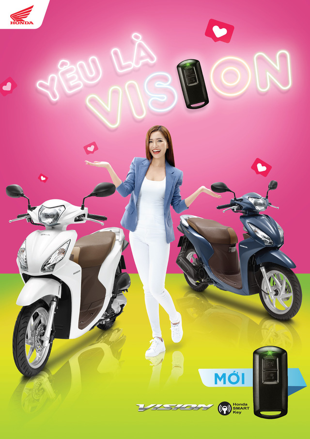Honda Việt Nam giới thiệu xe ga Vision mới tích hợp smartkey - Ảnh 1.