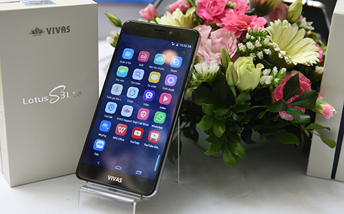 Vivas Lotus S3 LTE, sản phẩm thứ 5 thuộc dòng điện thoại thông minh Vivas Lotus của VNPT Technology.